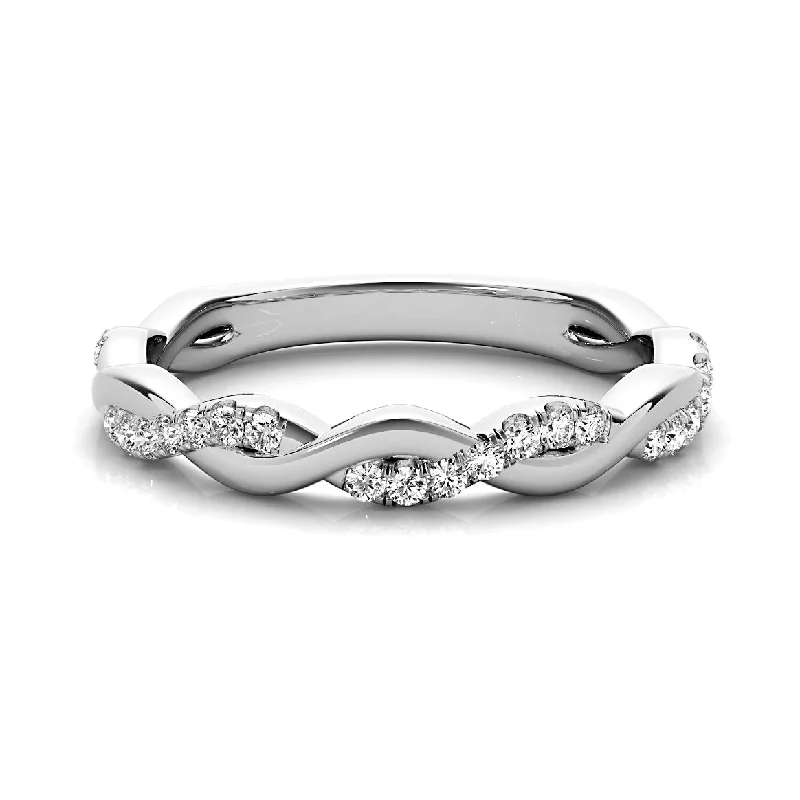 Petite Infinity Round Diamond Ring