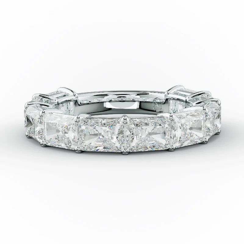 5.0 Carat East West Radiant Cut Diamond Anniversary Band