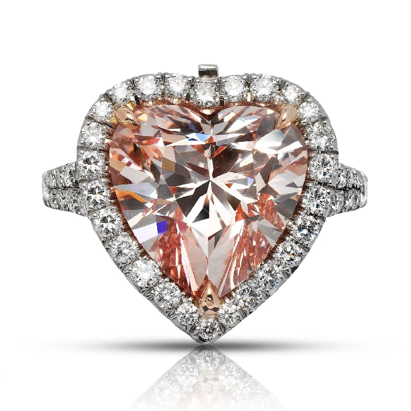 LOVE 6 CARAT HEART SHAPE FANCY INTENSE PINK DIAMOND RING & PENDANT PLATINUM 18K GIA CERTIFIED 5 CT FIP VS2 BY MIKE NEKTA LOVE 6 CARAT HEART SHAPE FANCY INTENSE PINK DIAMOND RING & PENDANT PLATINUM 18K GIA CERTIFIED 5 CT FIP VS2 BY MIKE NEKTA