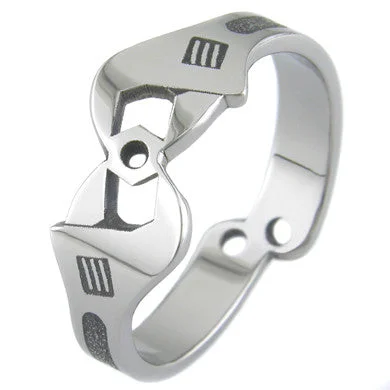 Adjustable - Size Titanium Rings to Fit Different Finger SizesBoone Titanium Ring - Mechanica