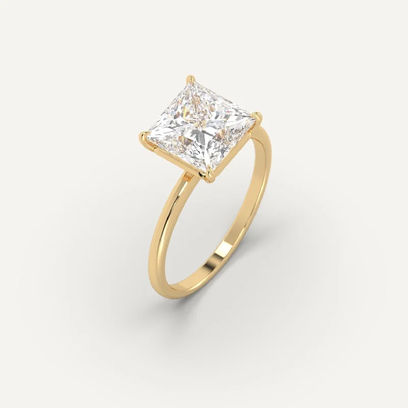 Men's Lapis Lazuli Engagement Rings in Sterling Silver with a Star - Shaped Stone Setting3 carat Princess Cut Diamond Ring