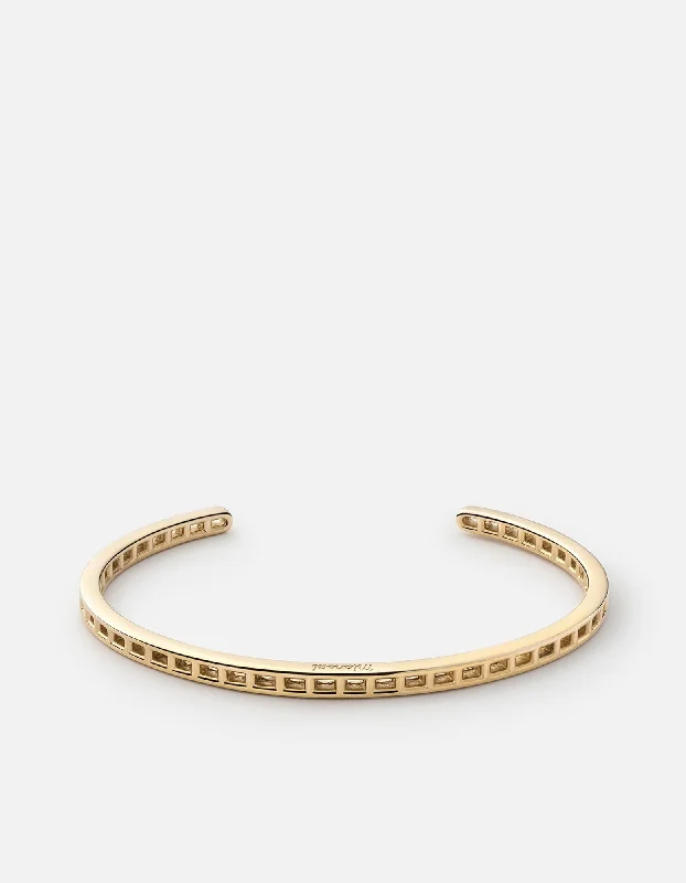 Diamond - Encrusted Women's Rings for Special Occasions in 18K GoldRector Cuff, Gold