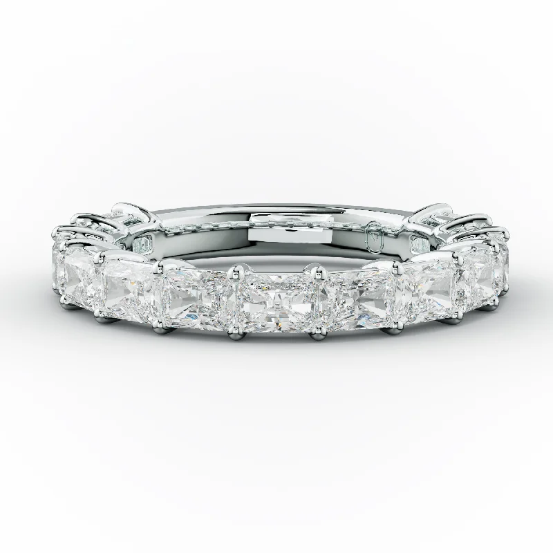 3.0 Carat East West Radiant Cut Diamond Anniversary Band
