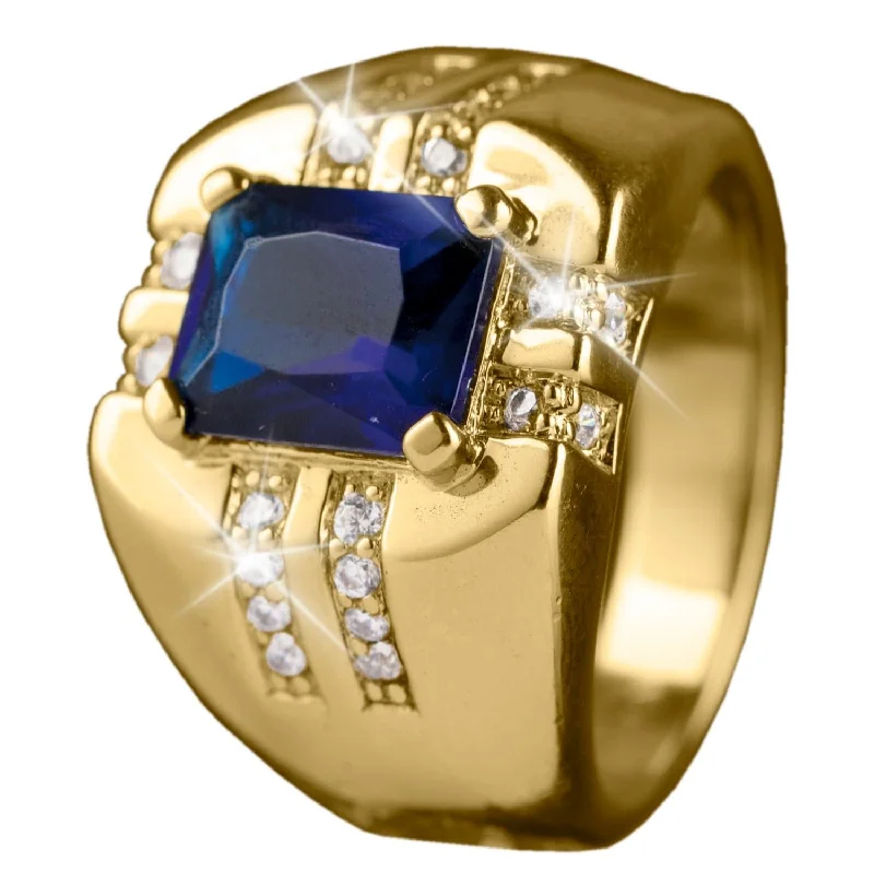 Women's 18K Gold Solitaire Diamond Ring for an Elegant Everyday LookDelta Men's Ring