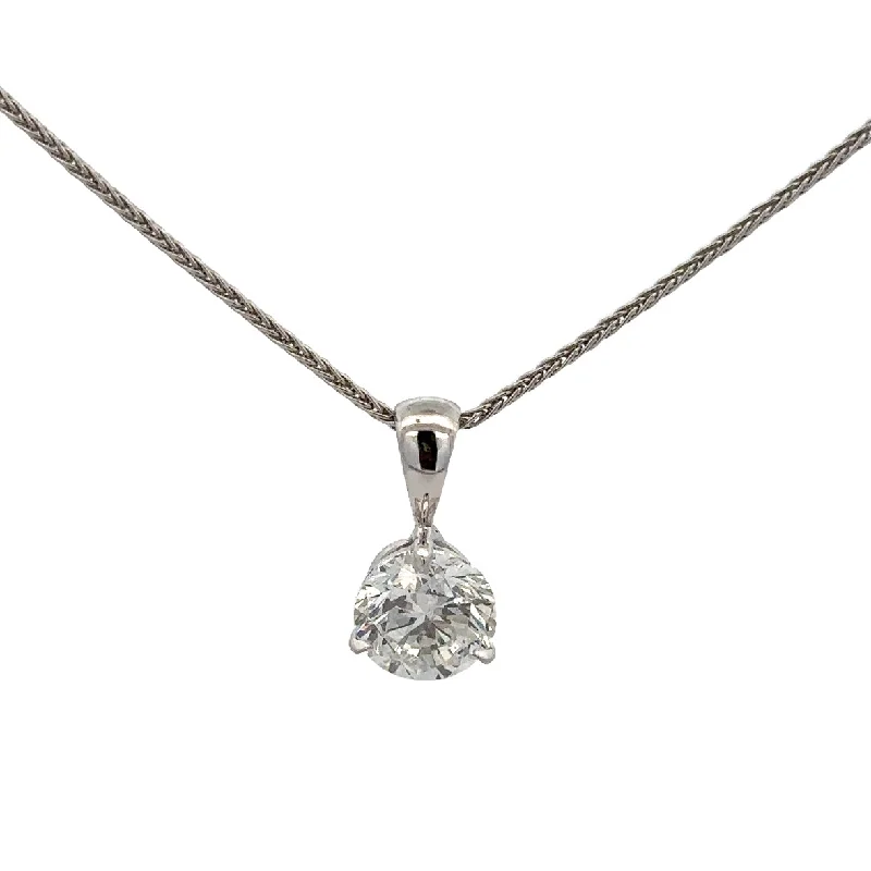 2.01 ct. Round Brilliant Cut Diamond Solitaire Pendant